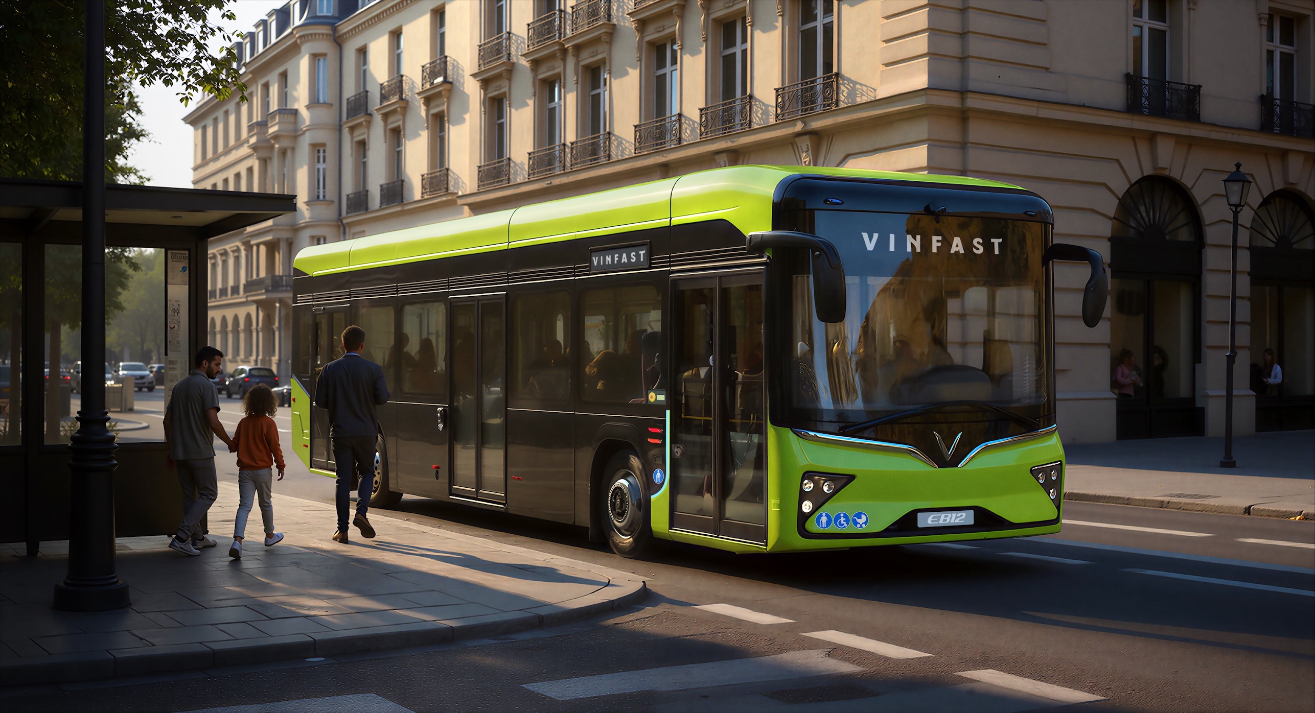 VinFast’s geavanceerde elektrische bussen debuteren in Europa, de eerste internationale markt